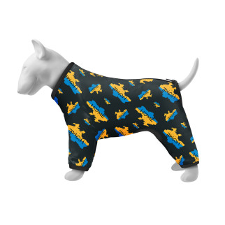 Вітровка для собак WAUDOG Clothes ,малюнок "Дім", XS22, В 30-34 см, С 19-21 см - Інтернет-магазин спільних покупок ToGether