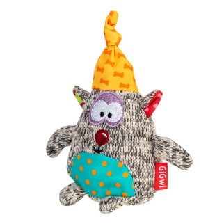 Іграшка для собак Ведмідь з пищалкою GiGwi Plush, текстиль, 10 см - Інтернет-магазин спільних покупок ToGether
