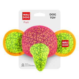 Іграшка для собак WAUDOG Fun, "Слон", Ш 20 см, Д 14 см рожевий - Інтернет-магазин спільних покупок ToGether