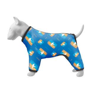 Вітровка для собак WAUDOG Clothes, малюнок "Прапор", M35, В 59-62 см, С 37-40 см - Інтернет-магазин спільних покупок ToGether