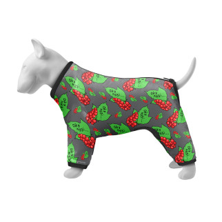 Вітровка для собак WAUDOG Clothes, малюнок "Калина", XS22, В 30-34 см, С 19-21 см - Інтернет-магазин спільних покупок ToGether