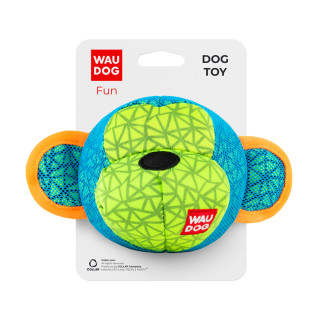 Іграшка для собак WAUDOG Fun, "Мавпа",  Ш 16 см, Дл 10 см блакитний - Інтернет-магазин спільних покупок ToGether
