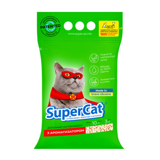 Наповнювач SuperCat з ароматизатором, 3кг (зелений) - Інтернет-магазин спільних покупок ToGether