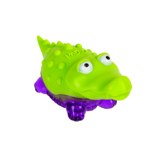 Іграшка для собак Крокодильчик з пищалкою GiGwi Suppa Puppa, гума, 9 см - Інтернет-магазин спільних покупок ToGether