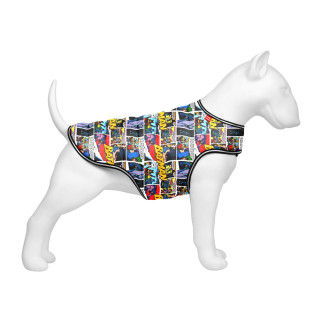 Курточка-накидка для собак WAUDOG Clothes, малюнок "Бетмен комікс", M, А 37 см, B 52-62 см, С 36-47 см - Інтернет-магазин спільних покупок ToGether