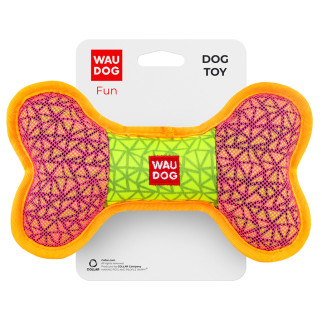 Іграшка для собак WAUDOG Fun, "Кістка", Ш 20 см, Д 12 см рожевий - Інтернет-магазин спільних покупок ToGether