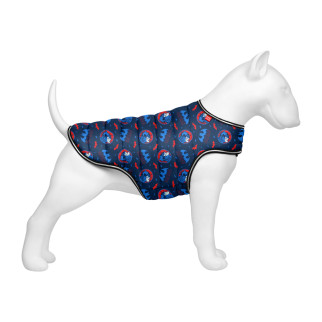 Курточка-накидка для собак WAUDOG Clothes, малюнок "Бетмен червоно-блакитний ", XS, А 26 см, B 33-41 см, С 18-26 см - Інтернет-магазин спільних покупок ToGether