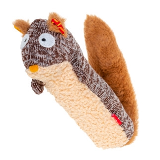 Іграшка для собак Білка з пищалкою GiGwi Plush, текстиль, 29 см - Інтернет-магазин спільних покупок ToGether