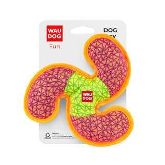 Іграшка для собак WAUDOG Fun, "Пропелер", Ш 21см, Д 21 см рожевий - Інтернет-магазин спільних покупок ToGether