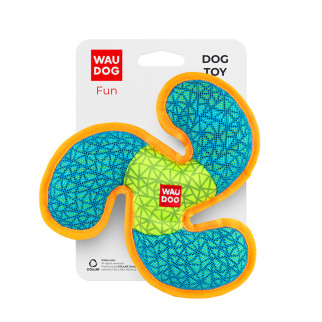 Іграшка для собак WAUDOG Fun, "Пропелер", Ш 21см, Д 21 см блакитний - Інтернет-магазин спільних покупок ToGether