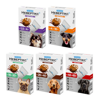 СУПЕРІУМ Невертікс, протикліщові краплі на холку для собак, 1,5-4 кг - Інтернет-магазин спільних покупок ToGether