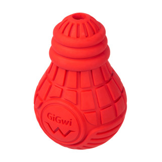 Іграшка для собак Лампочка резинова GiGwi Bulb Rubber, гума, M, червона - Інтернет-магазин спільних покупок ToGether
