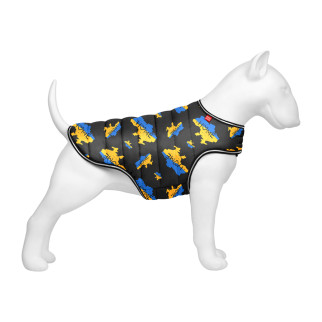 Куртка-накидка для собак WAUDOG Clothes, малюнок "Дім", L, А 41 см, B 58-70 см, С 42-52 см - Інтернет-магазин спільних покупок ToGether