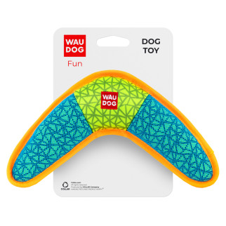 Іграшка для собак WAUDOG Fun, "Бумеранг",Ш 24 см, Д 14 см блакитний - Інтернет-магазин спільних покупок ToGether