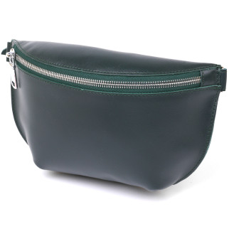 Шкіряна сумка на пояс Shvigel 16390 Зелений - Інтернет-магазин спільних покупок ToGether