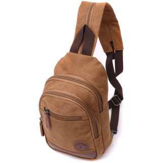 Оригінальна сумка для чоловіків через плече з ущільненою спинкою Vintagе 22177 Коричневий - Інтернет-магазин спільних покупок ToGether