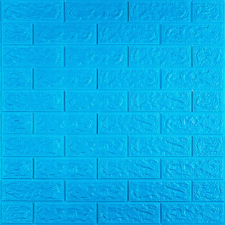 3D панель самоклеюча цегла Синій 700х770х5мм (003-5) SW-00000154 - Інтернет-магазин спільних покупок ToGether
