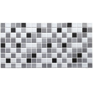 Декоративна ПВХ панель чорно-біла мозаїка 960х480х4мм SW-00001432 - Інтернет-магазин спільних покупок ToGether