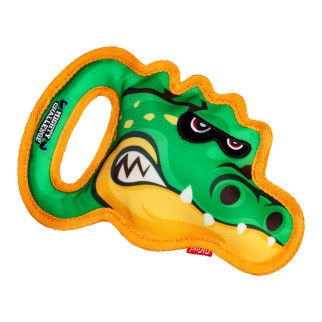 Іграшка для великих собак Крокодил з пищалкою GiGwi MIGHTY CHALLENGE, зносостійкий текстиль, M, 25 см - Інтернет-магазин спільних покупок ToGether