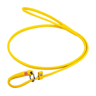 Повідець-зашморг "WAUDOG GLAMOUR" круглий (ширина 8мм, довжина 183см) жовтий - Інтернет-магазин спільних покупок ToGether
