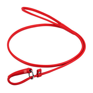 Повідець-зашморг "WAUDOG GLAMOUR" круглий (ширина 8мм, довжина 183см) червоний - Інтернет-магазин спільних покупок ToGether