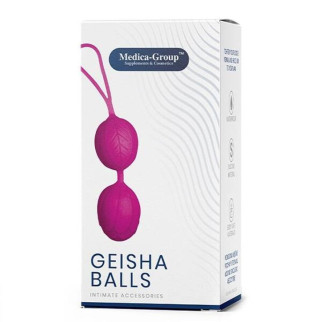 Вагінальні кульки гейші Medica Group Geisha Balls, фіолетові, 3.6 см - Інтернет-магазин спільних покупок ToGether