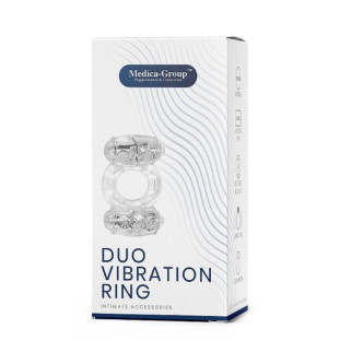 Подвійне віброкільце Medica Group Duo Vibration Ring, прозорий - Інтернет-магазин спільних покупок ToGether
