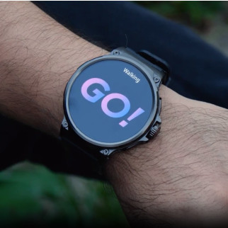 Чоловічий металевий смарт годинник Smart Watch SportWatch, чорний - Інтернет-магазин спільних покупок ToGether