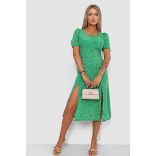 Сукня в горох, колір зелений, 240R6880 - Інтернет-магазин спільних покупок ToGether