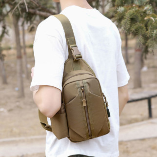 Чоловічі сумки на груди | Тактична сумка рюкзак через плече Чоловіча ZL-758 сумка-слінг тактична - Інтернет-магазин спільних покупок ToGether