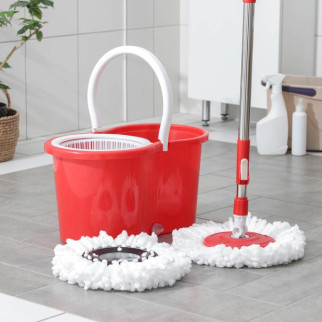 Зручна швабра Easy Mop, Швабра для миття підлог, Турбо швабра JX-835 з відром - Інтернет-магазин спільних покупок ToGether