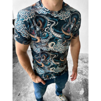 Комбинированая мужская футболка.3-971 - Інтернет-магазин спільних покупок ToGether