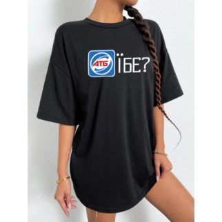 Черная женская футболка.61-065 - Інтернет-магазин спільних покупок ToGether