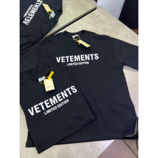 Футболка черная  Vetements Logo f651 - Інтернет-магазин спільних покупок ToGether