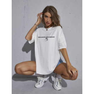 Белая женская футболка.61-057 - Інтернет-магазин спільних покупок ToGether