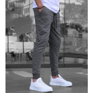 Чоловічі спортивні штани трикотажні літні Step, графіт  - Інтернет-магазин спільних покупок ToGether