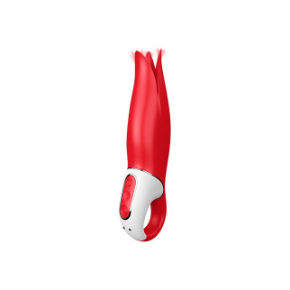 Вібратор у формі Квітки з м'якими пелюстками Satisfyer Vibes Power Flower, червоний - Інтернет-магазин спільних покупок ToGether