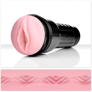 Мастурбатор у колбі Fleshlight Pink Lady Vortex, кібершкіра, тілесний - Інтернет-магазин спільних покупок ToGether