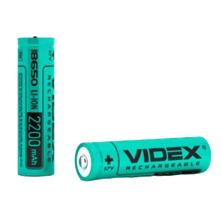 Батарейка Videx акумуляторна 18650 Li-ion, 2200mAh, 3,7V (без захисту) - Інтернет-магазин спільних покупок ToGether