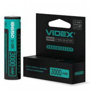Батарейка Videx акумуляторна 18650 Li-ion,3000mAh,3,7V(із захистом) - Інтернет-магазин спільних покупок ToGether