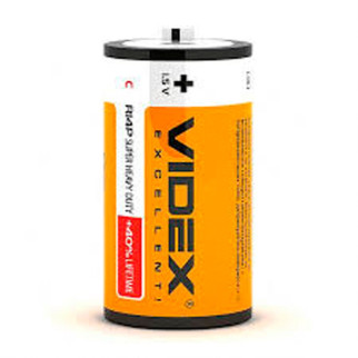Батарейка Videx сольова R20 D, бочка (2/24/288шт) плівка, блістер - Інтернет-магазин спільних покупок ToGether
