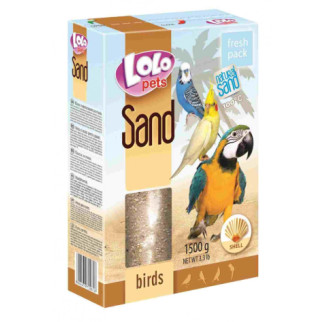 Пісок для птахів з черепашками Lolo Pets 1,5 кг - Інтернет-магазин спільних покупок ToGether