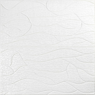 Панель 3D WHITE 700*700*6mm (D) SW-00001948 - Інтернет-магазин спільних покупок ToGether