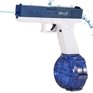 Водяний акумуляторний пістолет Glock Water Gun (250ml) with lithium battery Blue - Інтернет-магазин спільних покупок ToGether