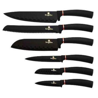 Набір ножів 6 предметів Black rose Berlinger Haus BH-2337 - Інтернет-магазин спільних покупок ToGether