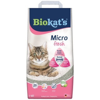 Наповнювач бентонітовий Biokat's Micro Fresh з літнім ароматом 6 л - Інтернет-магазин спільних покупок ToGether
