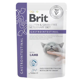 Корм Brit VD Gastrointestinal вологий з ягнятком для котів із захворюваннями ШКТ 85 гр - Інтернет-магазин спільних покупок ToGether