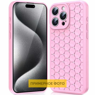 Чохол TPU Honeycomb для Xiaomi Redmi Note 13 Pro 4G / Poco M6 Pro 4G Рожевий / Light pink - Інтернет-магазин спільних покупок ToGether