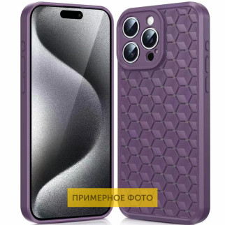 Чохол TPU Honeycomb для Xiaomi Redmi Note 13 Pro 4G / Poco M6 Pro 4G Фіолетовий / Dark Purple - Інтернет-магазин спільних покупок ToGether