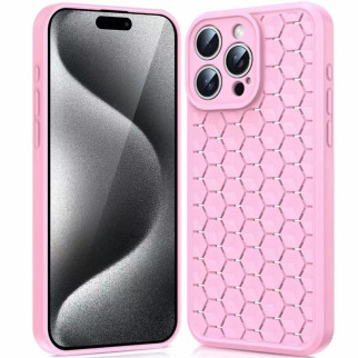 Чохол TPU Honeycomb для Samsung Galaxy A55 Рожевий / Light pink - Інтернет-магазин спільних покупок ToGether